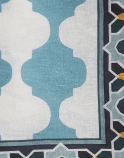 Large Tablecloth in Plaza Large Sky Blue