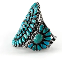 Large Vintage Cluster Bracelet