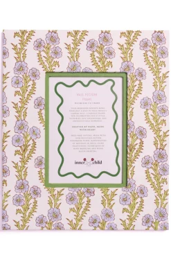 Large Wall Picture Frame 5x7 in Forget Me Not Blue