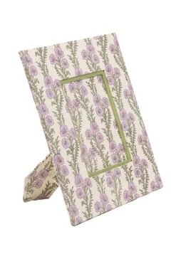 Large Wall Picture Frame 5x7 in Forget Me Not Purple