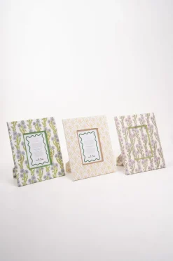 Large Wall Picture Frame 5x7 in Forget Me Not Purple