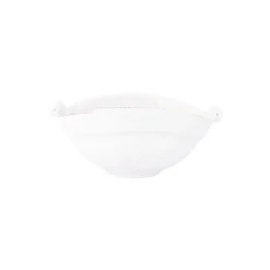 Lastra White Two-Part Olive Bowl