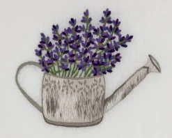 Lavender Watering Can Tissue Box Cover