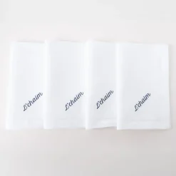 L’Chaim Dinner Napkins, Set of 12