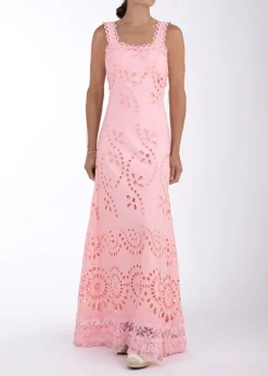 Le Bouquet Maxi Dress in Pink