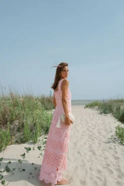 Le Bouquet Maxi Dress in Pink