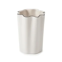 Le Marais Tumbler in White with Black Trim