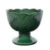Le Panier Mystic Knot Footed Bowl in Basil