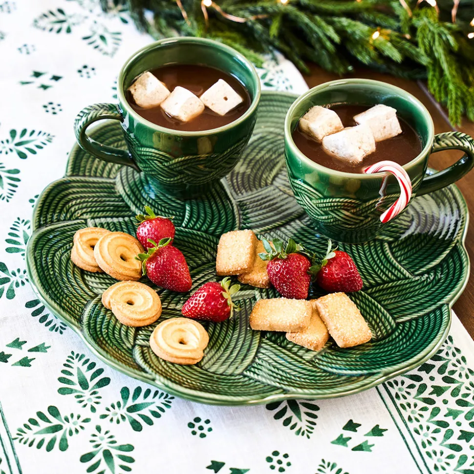 Le Panier Mystic Knot Mug in Basil