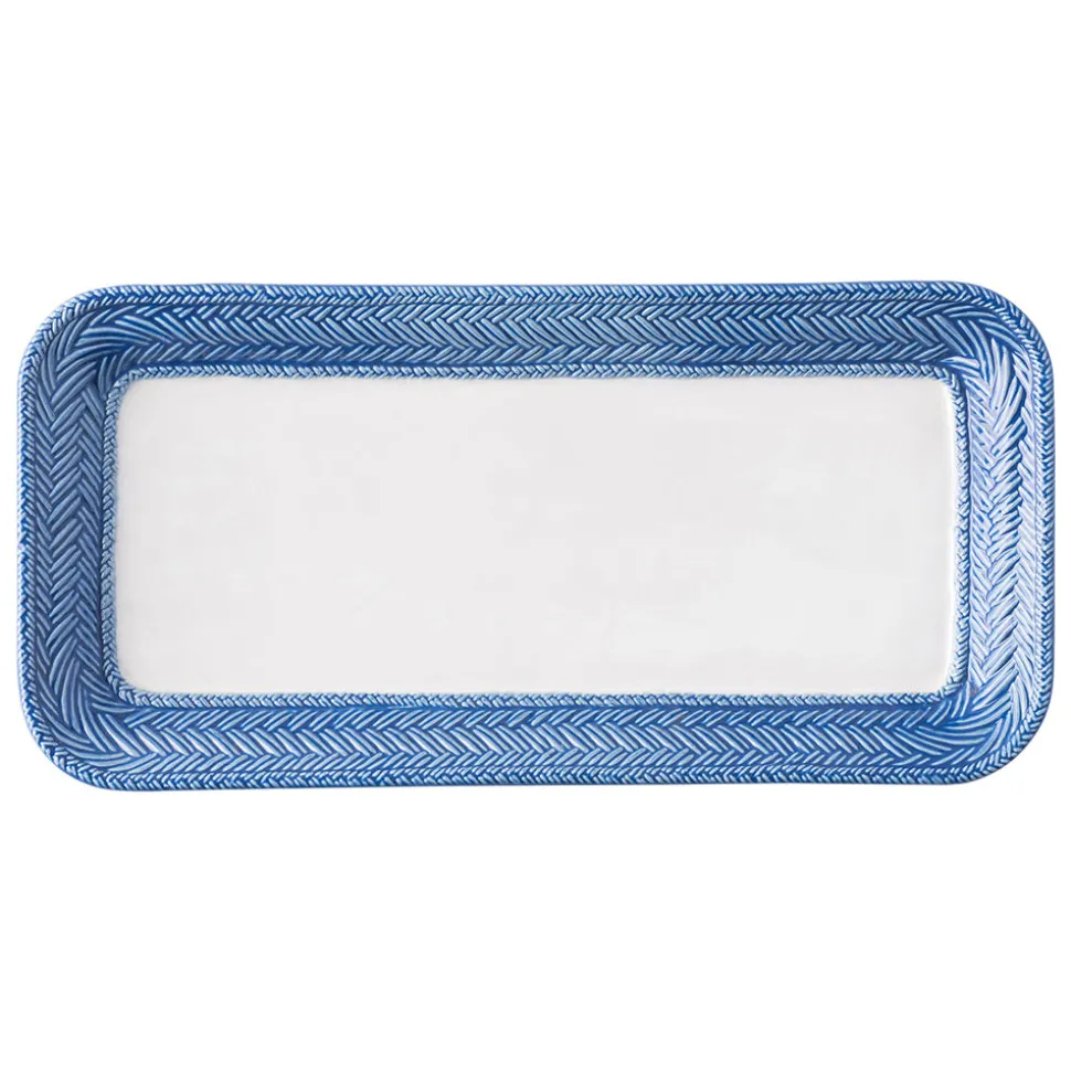 Le Panier White/Delft Hostess Tray
