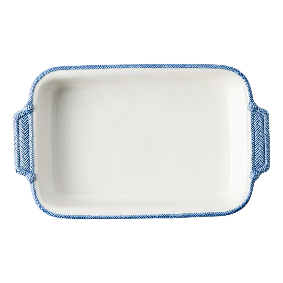 Le Panier White/Delft Rectangular Baker