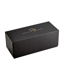 Leather Wrapped Glass Set in Crocodile Embossed Leather