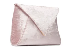 Lee Pouchet Large in Cherry Blossom Crushed Velvet