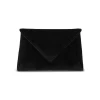 Lee Pouchet Small in Black Diamond Crushed Velvet