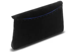 Lee Pouchet Small in Black Diamond Crushed Velvet