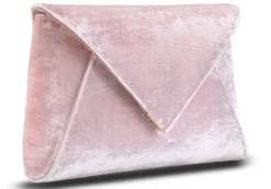 Lee Pouchet Small in Cherry Blossom Crushed Velvet