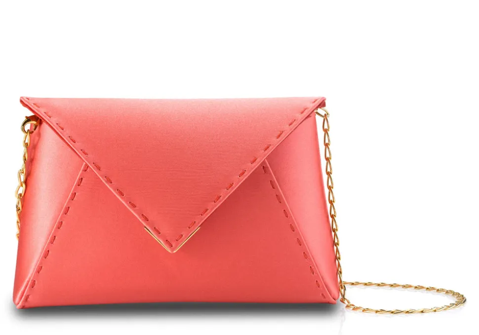 Lee Pouchet Small in Coral Reef Satin