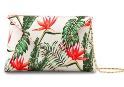 Lee Pouchet Small in Custom Birds of Paradise Satin