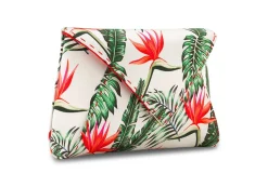 Lee Pouchet Small in Custom Birds of Paradise Satin