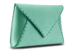 Lee Pouchet Small in Mint Satin