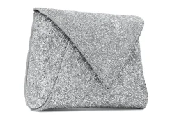 Lee Pouchet Small in Mirrored Silver Rock Swarovski Crystal