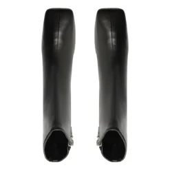 Leia Leather Bootie in Black