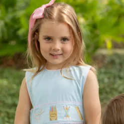 Leila Dress With Back to School Embroidery