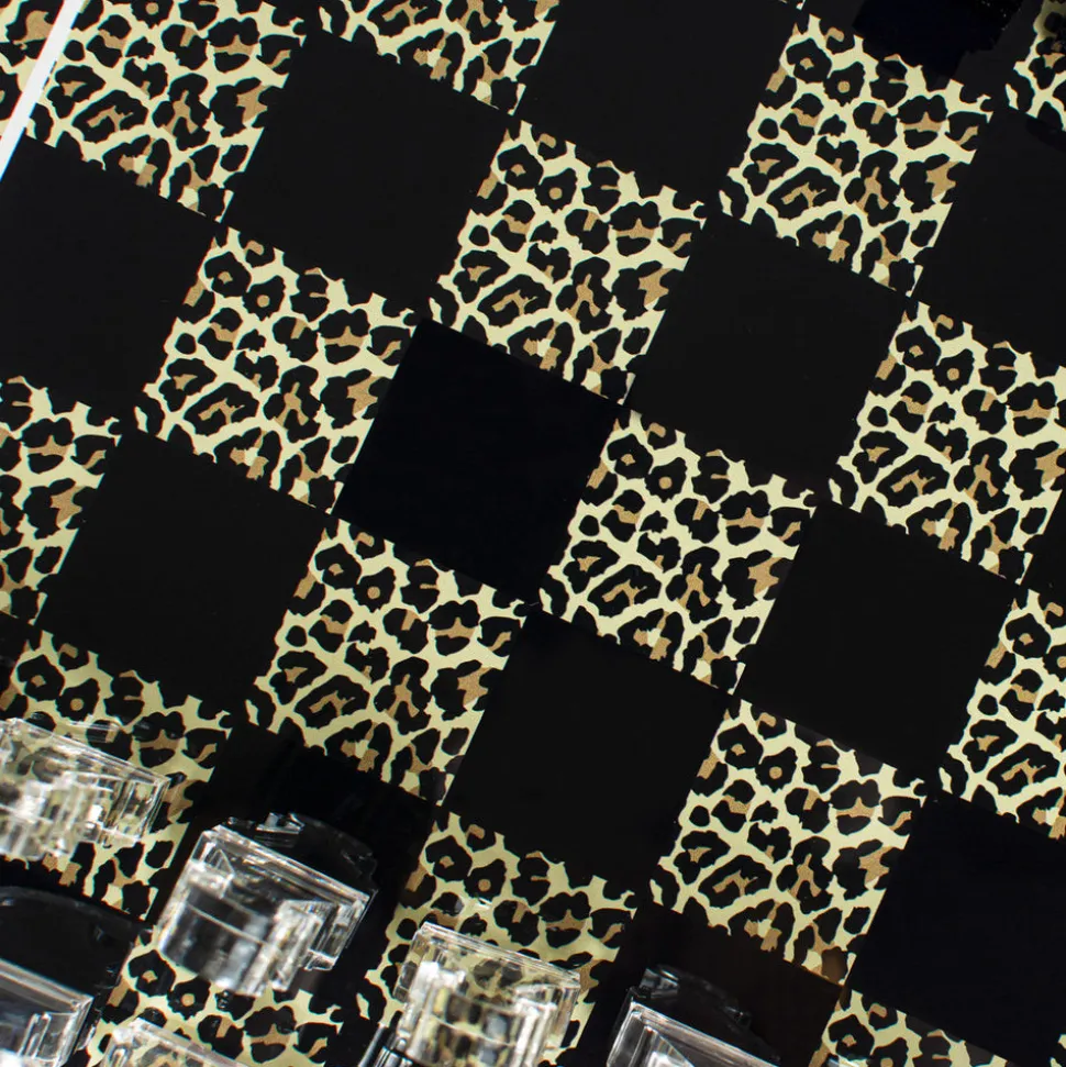 Leopard Chess Set