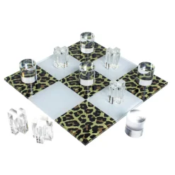 Leopard Tic Tac Toe Board