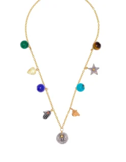 Les Charmantes Charm Necklace with 9 Charms