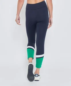 L'Etoile Sport Performance Legging in Navy & Green
