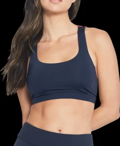 L'Etoile Sport Sports Bra in Navy & Red