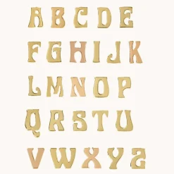 Letter Charm Diamond Necklace