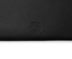 Letter Folder in Vintage Black Leather