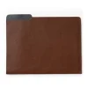 Letter Folder in Vintage Chestnut Leather