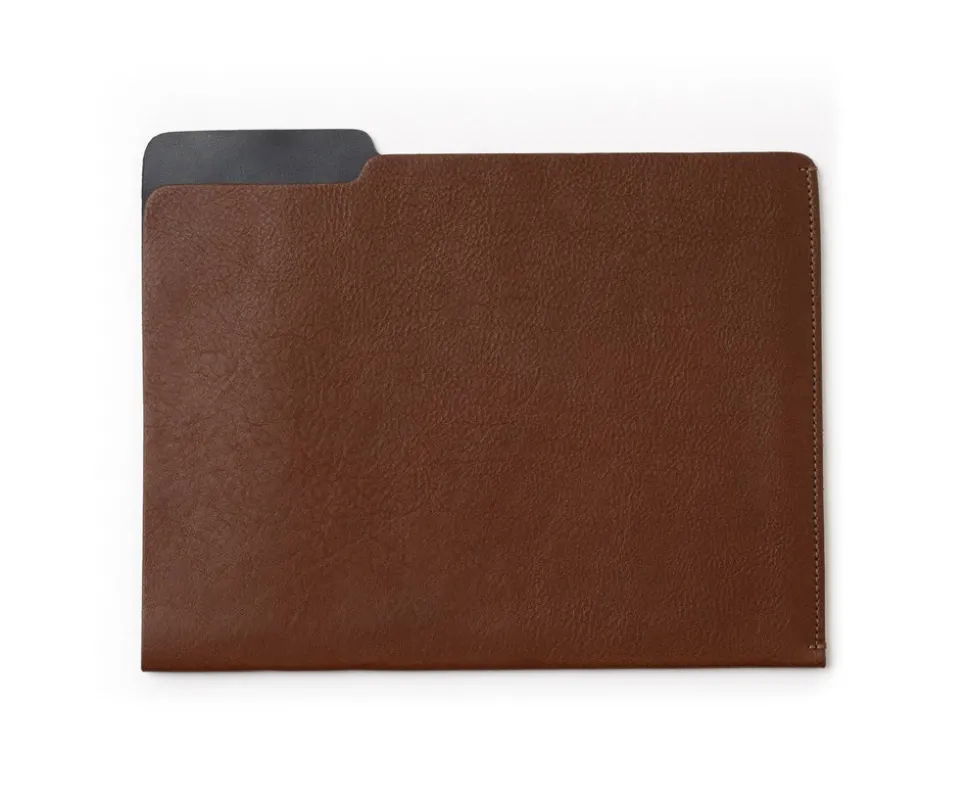 Letter Folder in Vintage Chestnut Leather