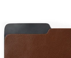 Letter Folder in Vintage Chestnut Leather