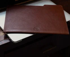 Letter Folder in Vintage Chestnut Leather