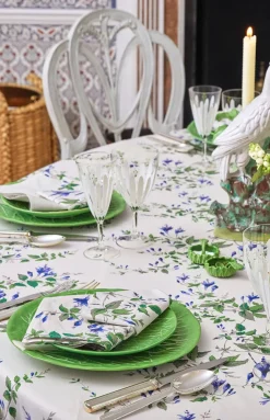 Lettuce Ware Canapé Plate in Green, Set of 4