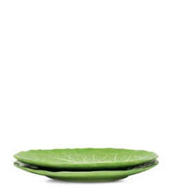Lettuce Ware Dinner Plate in Green, Set of 2