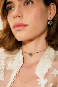 Lexie Choker in Aquamarine