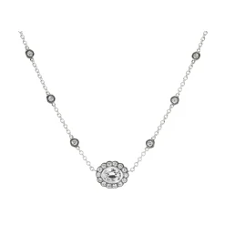 Lexie Choker in White Topaz