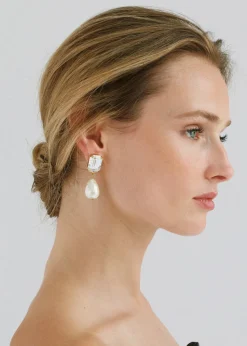 Liana Earrings in Diamond