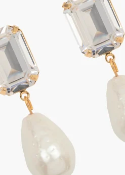 Liana Earrings in Diamond