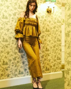 Libby Pant in Ochre