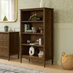 Liberty Assembled Bookcase in Natural Walnut