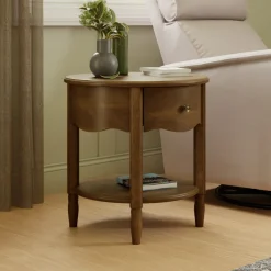 Liberty Assembled Nightstand in Natural Walnut