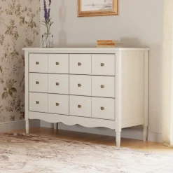 Liberty 6-Drawer Assembled Dresser in Warm White