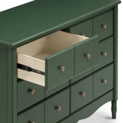 Liberty 6-Drawer Assembled Dresser in Forest Green