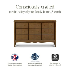 Liberty 9-Drawer Assembled Dresser in Natural Walnut